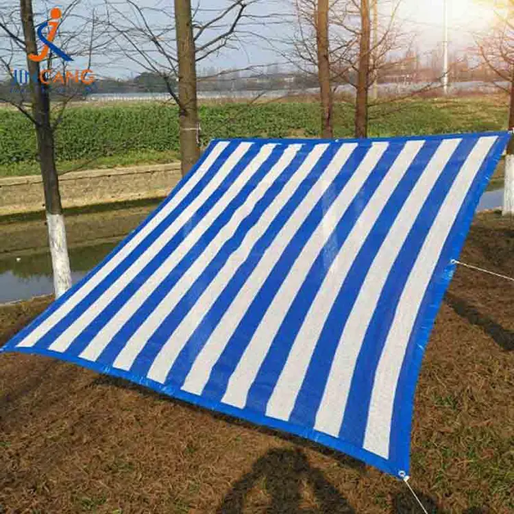 100% переработанный материал PP Tarpaulin с черным треугольником усиленным