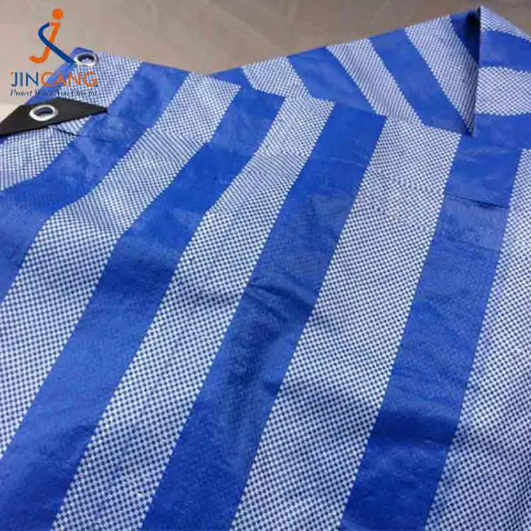 100% переработанный материал PP Tarpaulin с черным треугольником усиленным