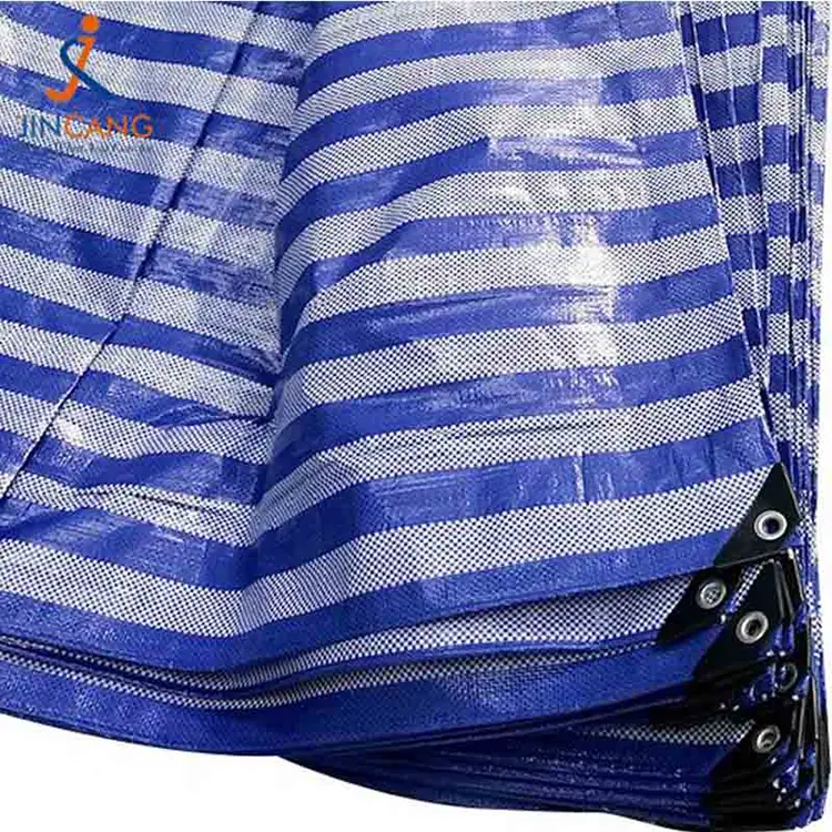 100% переработанный материал PP Tarpaulin с черным треугольником усиленным