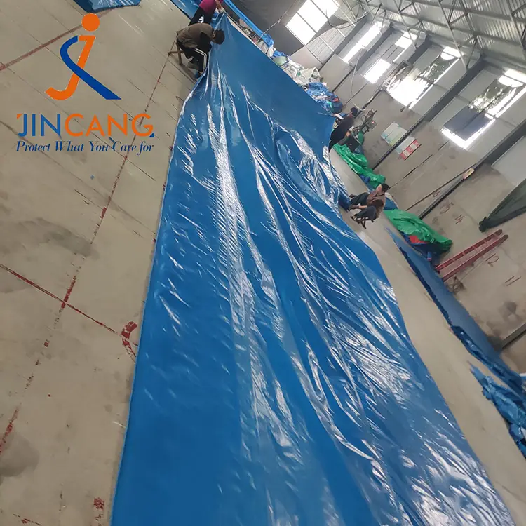 110G Blue PE Tarpaulin