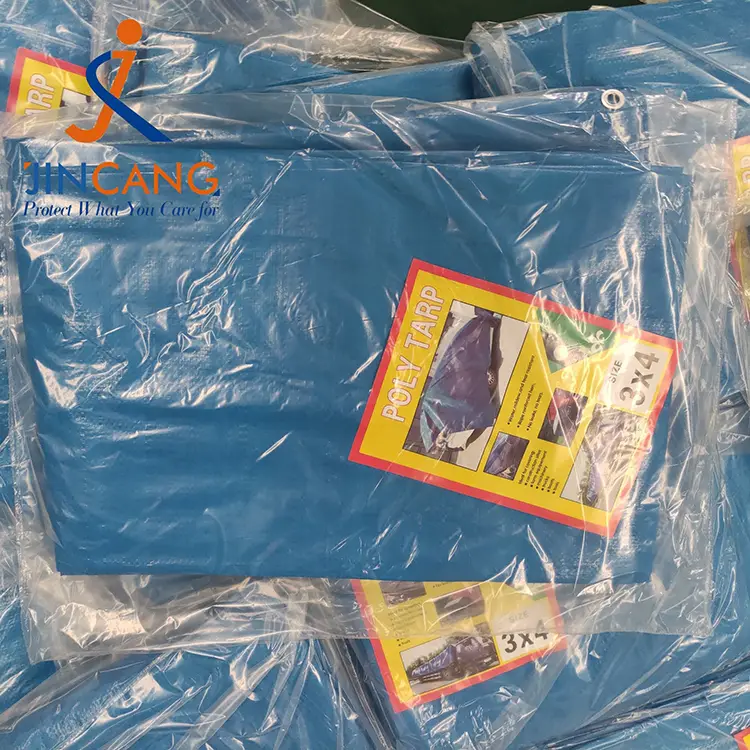 110G Blue PE Tarpaulin