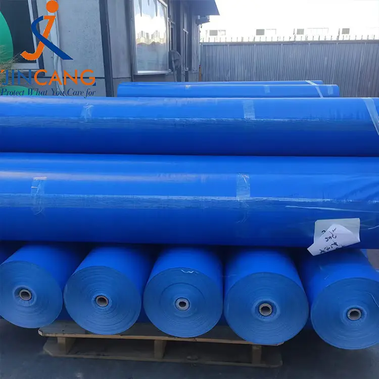 160G Blue PE Tarpaulin Roll