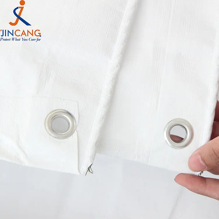 180 г белый с печатью PE Tarpaulin