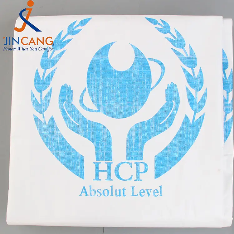 180 г белый с печатью PE Tarpaulin