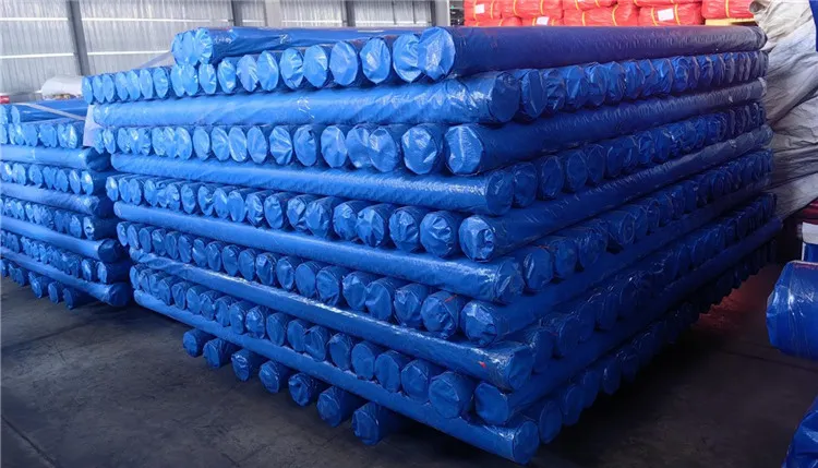 Blue PE Tarpaulin Roll для долговечной защиты.