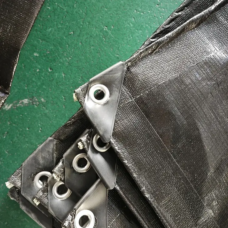 Черный 200gsm pe tarpulin