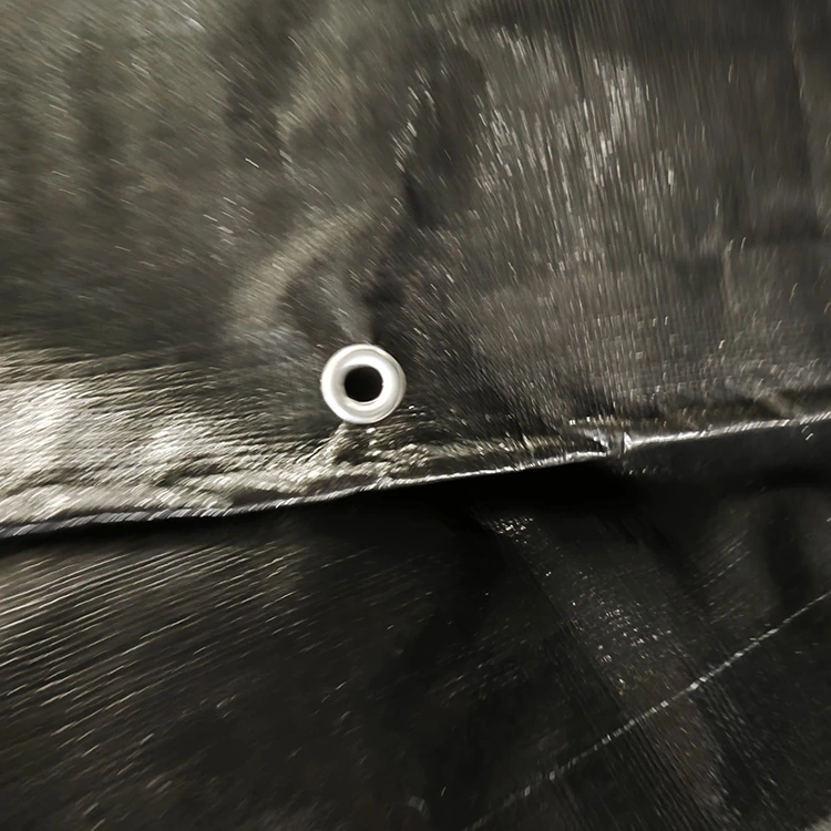 Черный 200gsm pe tarpulin