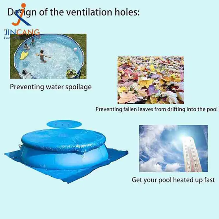 Blue Tarpaulin Pe -плавательные чехлы