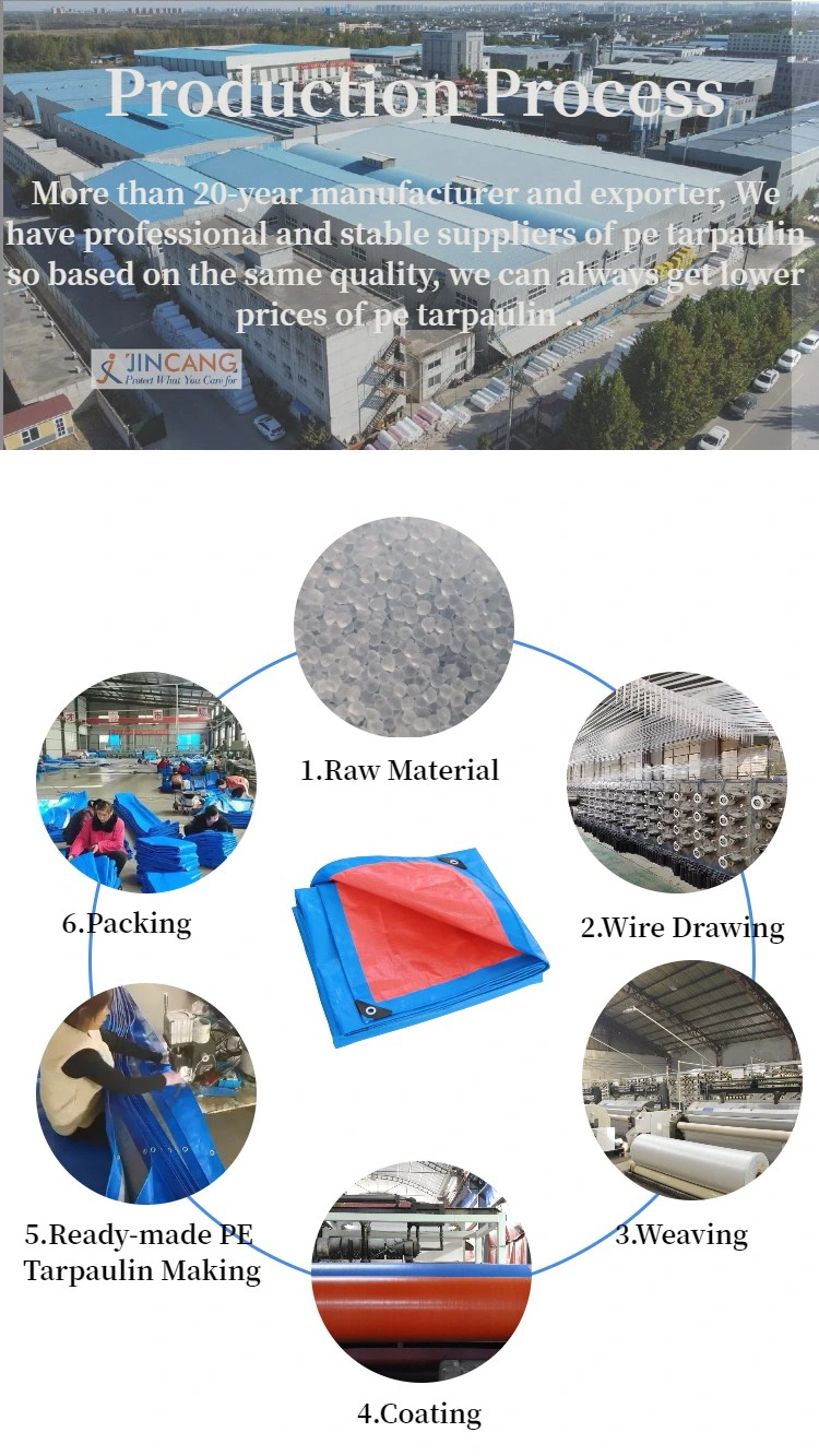 130g Black Virgin PE Tarpaulin