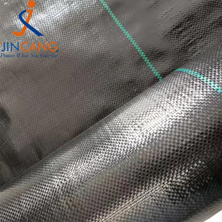 Геотекстильный травяной барьер Черный барьерный коврик для сорняков